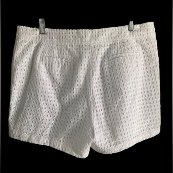 Dept 222 White Eyelet Cotton‎ Shorts Sz 14 - Picture 2 of 9